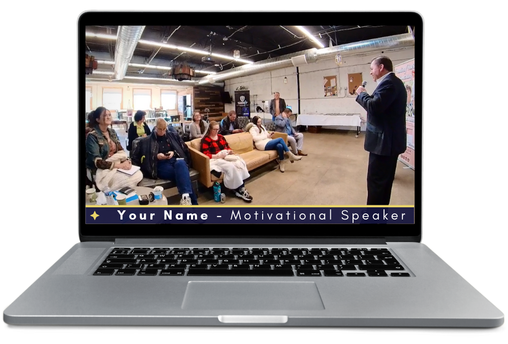 Receive a professional speaker reel when you speak at a Tonni Lea event!